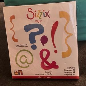 Sizzix Bigz Colorful Punctuation Die Set